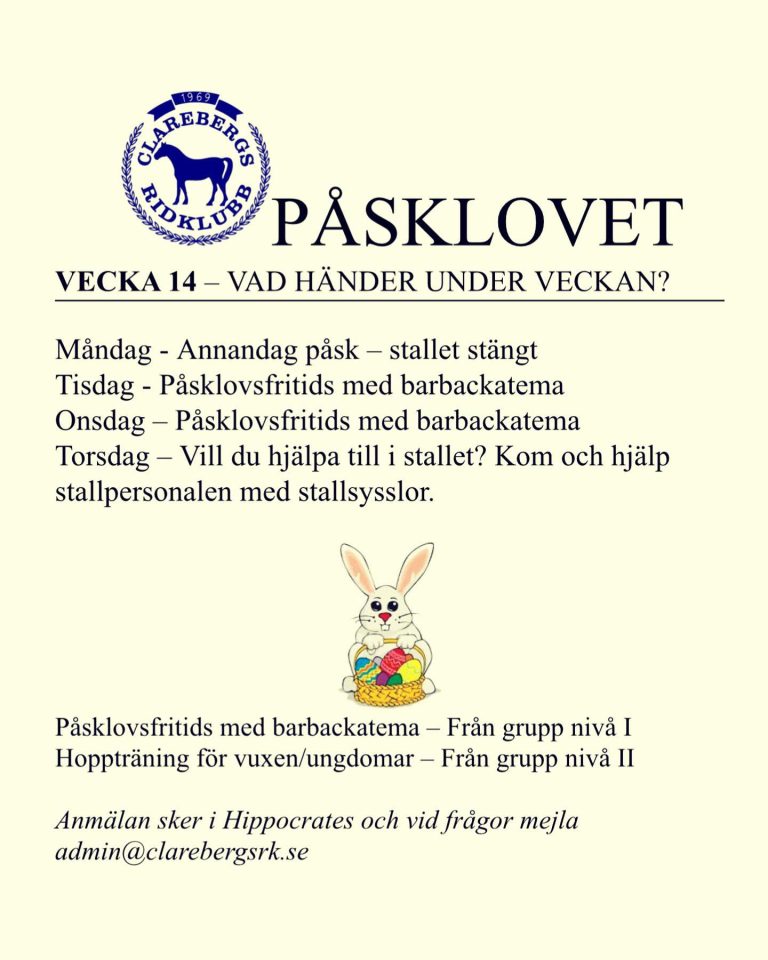 Read more about the article Påsklovsaktiviteter